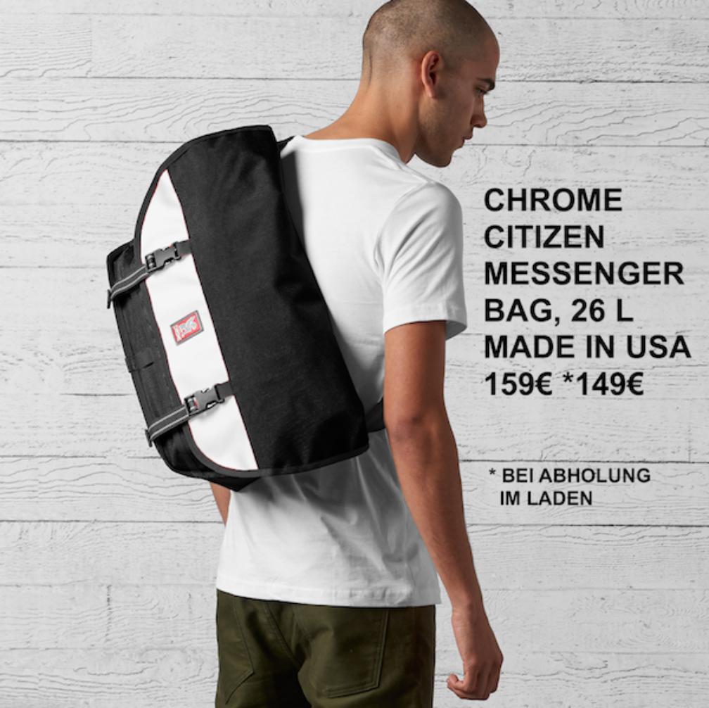 Chrome Citizen Messenger Bag Black White tragbar taschenkaufladen